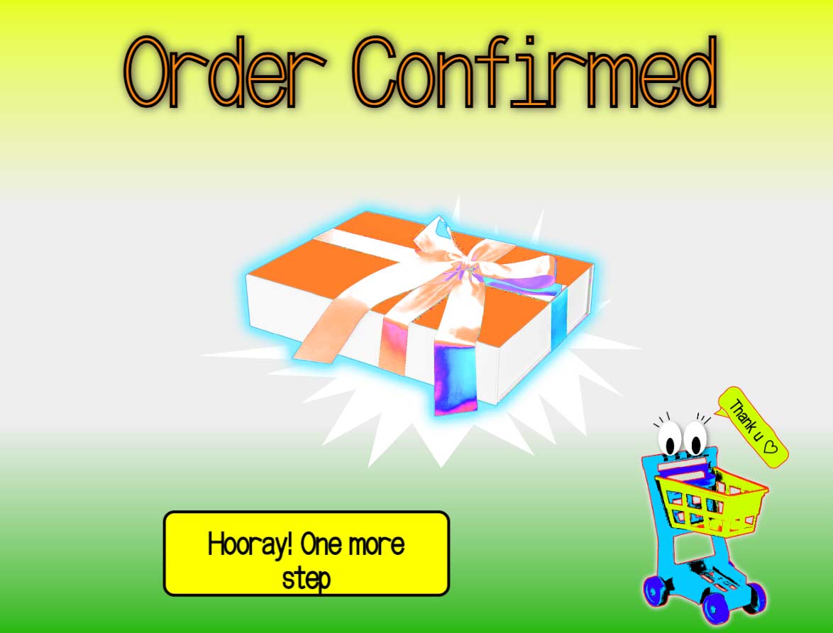 Order confirmed page