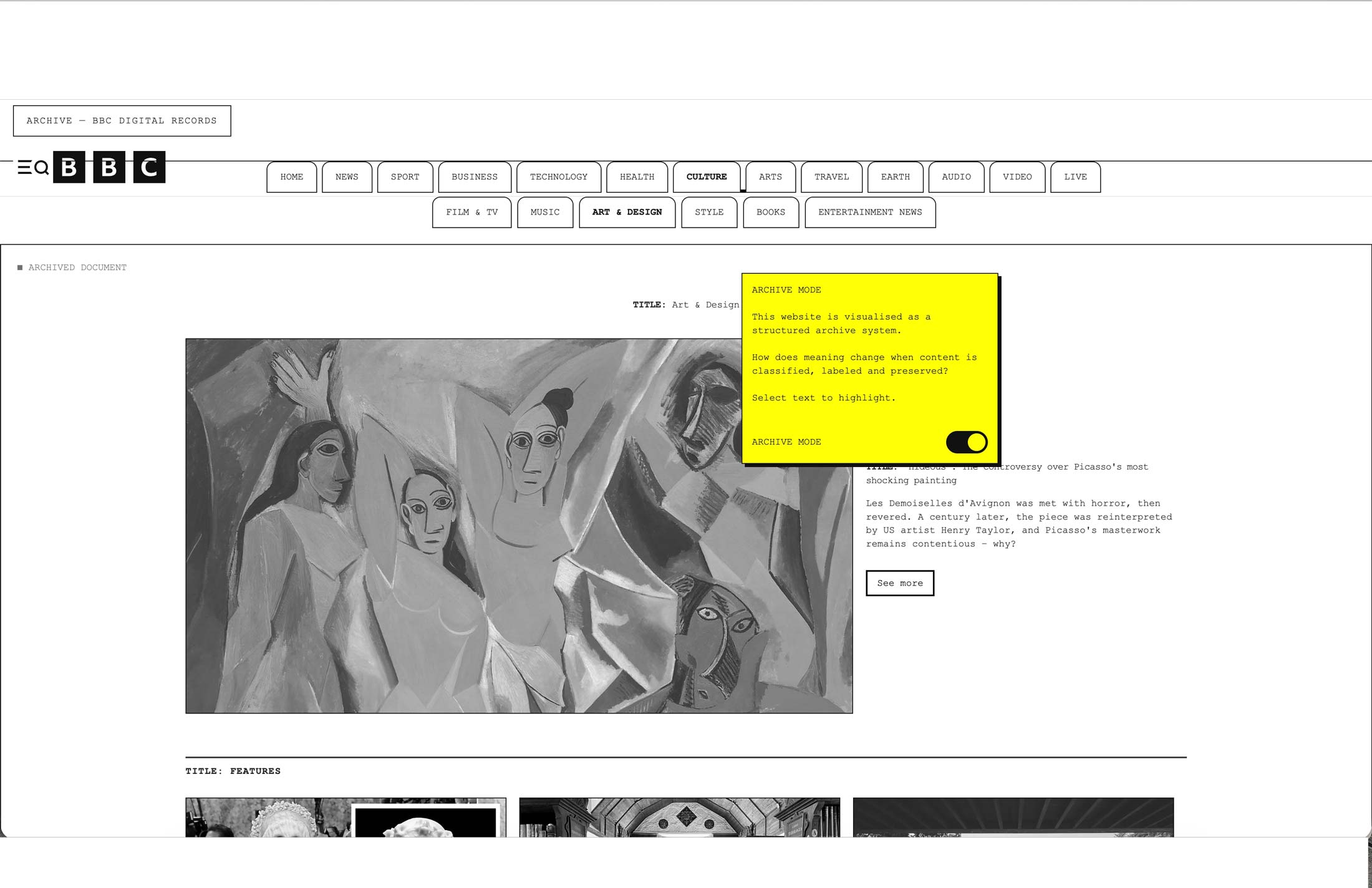Archive Mode screenshot 2