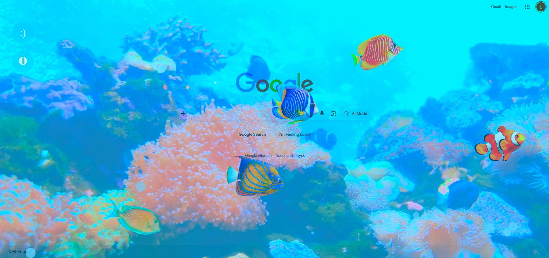 Ocean extension overlay on a webpage